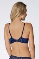 ROSME vyztužená push-up podprsenka s kosticemi 724910 modrá | Vermali.cz